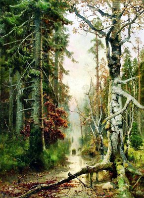 Юлий Клевер. Осень в лесу.jpg